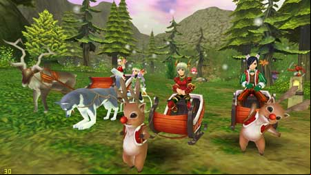 Fêtes de fin d'année sur fiesta online