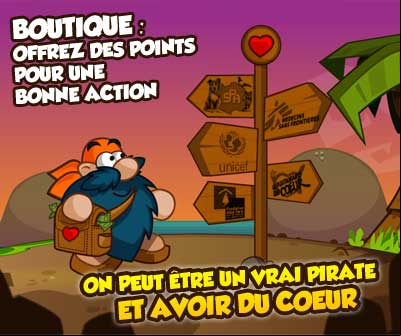 Donnez de vos points de jeux pour une oeuvre caritative