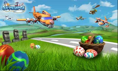 Les oeufs de pâques arrivent sur skyrama