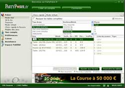 copie d'écran de Party Poker